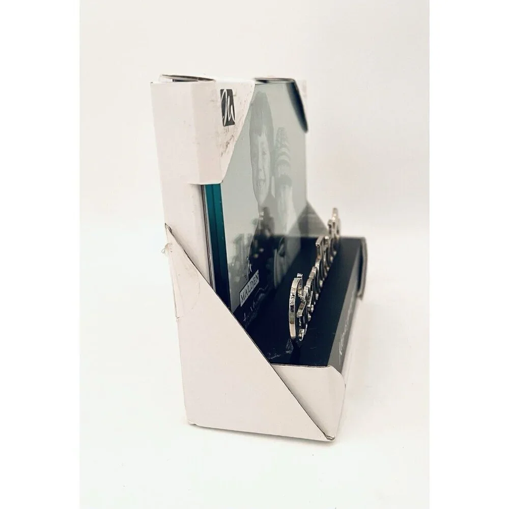 Grandkids Photo Frame 4x6 Picture Shelf Table Desk 3D Glass Grandparents Gift